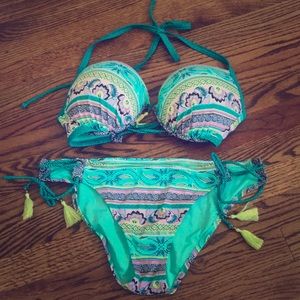 Shade and Shore tassel bikini